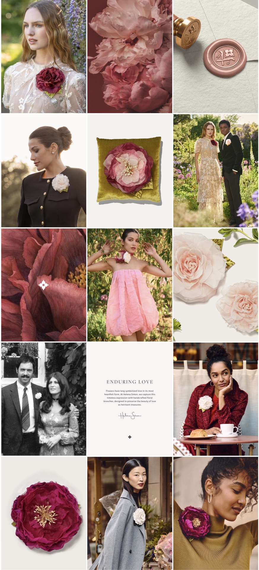 Helena Simon Valentine's Campaign Feed Layout